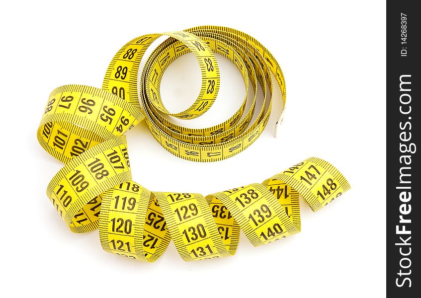 Yellow measuring tape