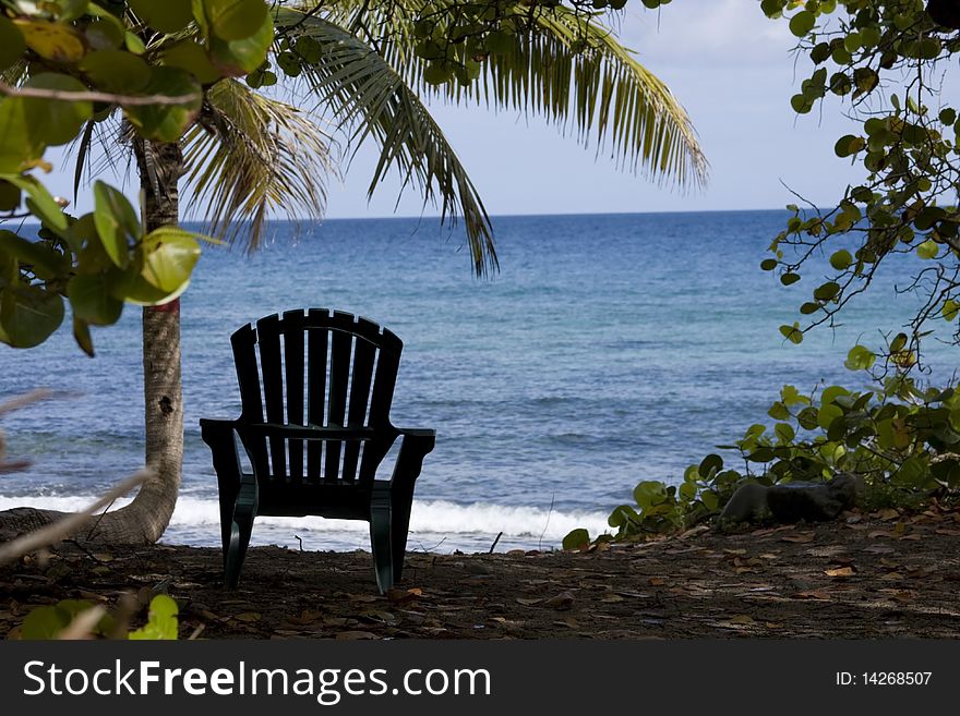 Beach Chair Island View