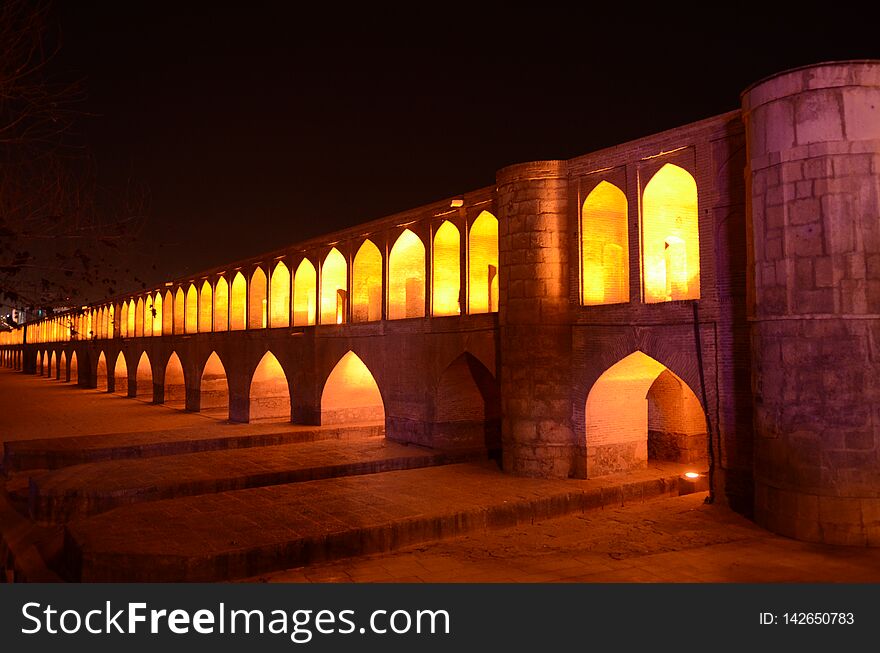 FAMOUS BRIDGE OF IRAN
