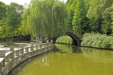 Picturesque Canal Scene In Central China Stock Image Picturesque Canal Scene In Central China Stock Image