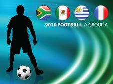 Soccer Player On Abstract Liquid Wave Background Royalty Free Stock Photo Soccer Player On Abstract Liquid Wave Background Royalty Free Stock Photo