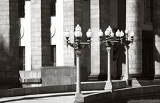 Moscow State University Porch Royalty Free Stock Photography Moscow State University Porch Royalty Free Stock Photography