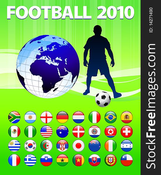 2010 Global Soccer Football Match
Original Illustration