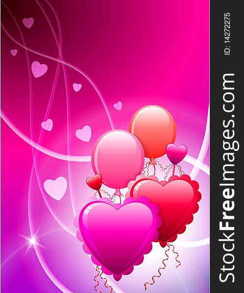 Valentine's Day Card Original holiday illustration. Valentine's Day Card Original holiday illustration