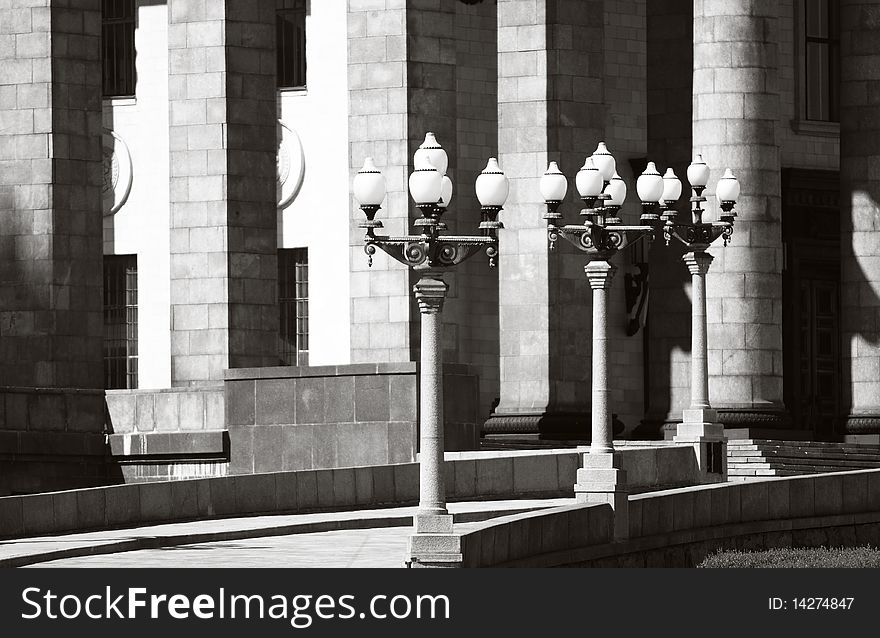 Moscow State University Porch