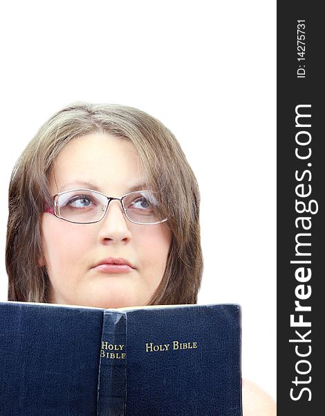 Woman Reading Bible