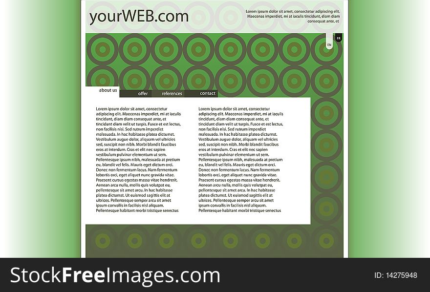 Web design with green wallpaper. Web design with green wallpaper
