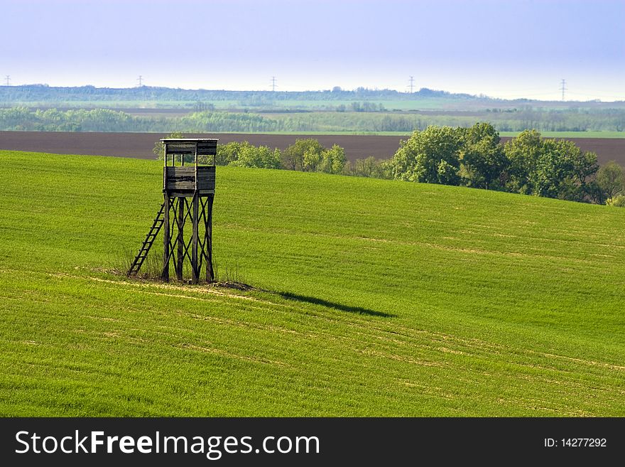 Lookout Tower in the field.