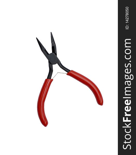 Pliers  on a white background. Isolated.