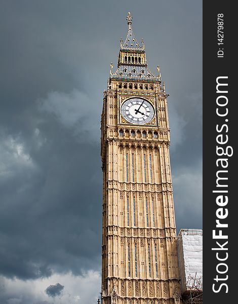 The Big Ben clock in London