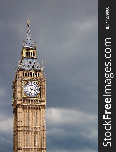 The Big Ben clock in London