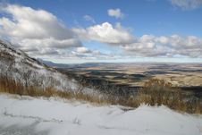 Snow Scene In Mesa Verde National Park Royalty Free Stock Photos Snow Scene In Mesa Verde National Park Royalty Free Stock Photos
