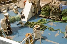 Bollards & Ropes Stock Photo Bollards & Ropes Stock Photo