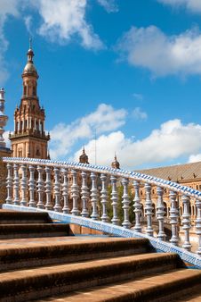 Plaza De Espana, Seville Stock Photography Plaza De Espana, Seville Stock Photography