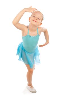 Little Ballerina Pose Stock Photos