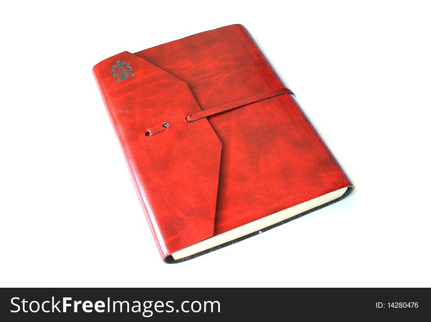 One red notebook. Leather. Photo taken on May 10th,2010. One red notebook. Leather. Photo taken on May 10th,2010.