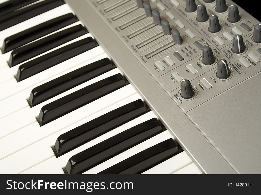 Profeesional keyboard for concert performances and recording. Profeesional keyboard for concert performances and recording