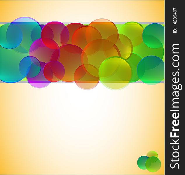 Abstract background with colored bubles. Abstract background with colored bubles