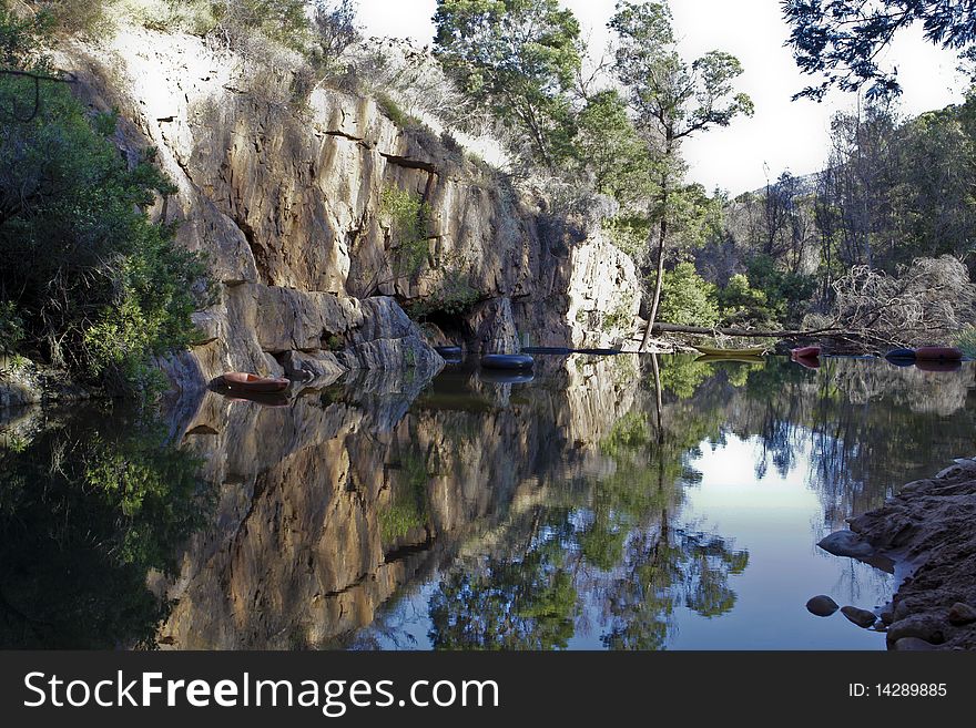 Rock pool in Cederberg Mountains