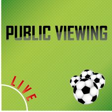 Public Viewing Royalty Free Stock Photo