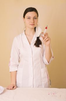 Nurse With Syringe Stock Images Nurse With Syringe Stock Images