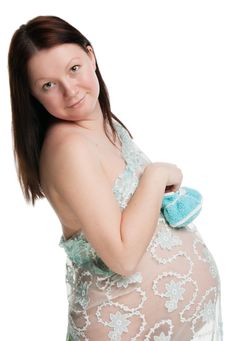Beautiful Pregnant  Girl Stock Image