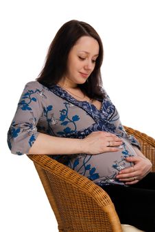 Beautiful Pregnant Girl Stock Image Beautiful Pregnant Girl Stock Image