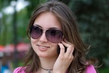 Teen Girl In Sunglasses Royalty Free Stock Images Teen Girl In Sunglasses Royalty Free Stock Images