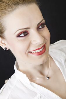 Red Makeup Stock Image Red Makeup Stock Image