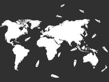 World Map Cargo Around The World Stock Photography World Map Cargo Around The World Stock Photography