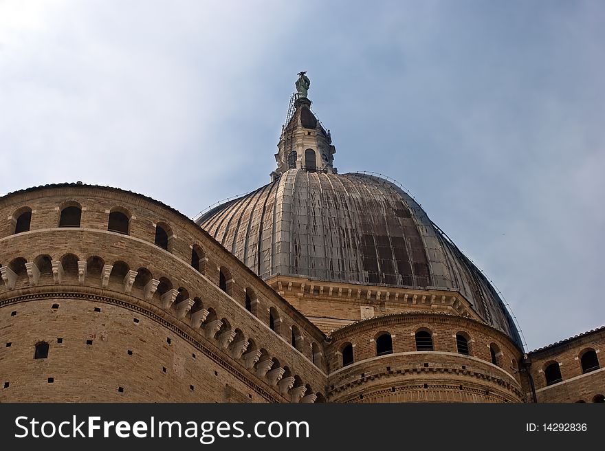 Dome of loreto from famous church