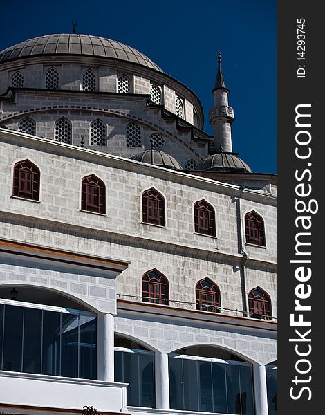 Modern mosque in Istanbul