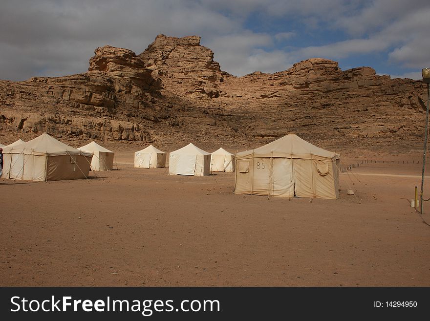 Africa, Egypt Camp In The Desert