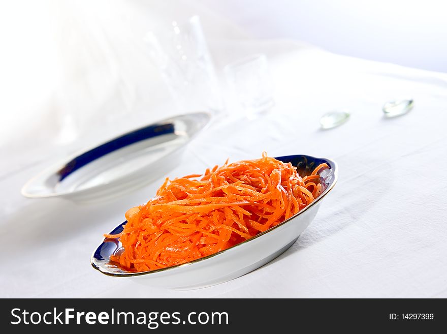 Corean Carrot On Plate
