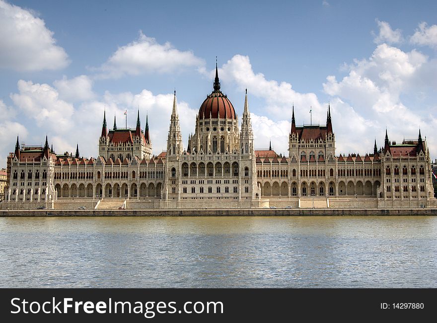 Hungarian parliament building in budapest, hungary