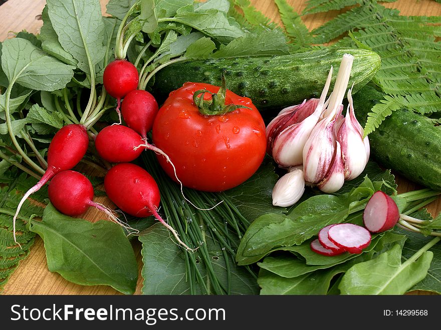 Spring vegetables