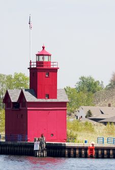 Red Lighthouse Stock Images Red Lighthouse Stock Images