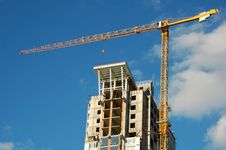 Residental Skyscraper Construction Royalty Free Stock Image Residental Skyscraper Construction Royalty Free Stock Image
