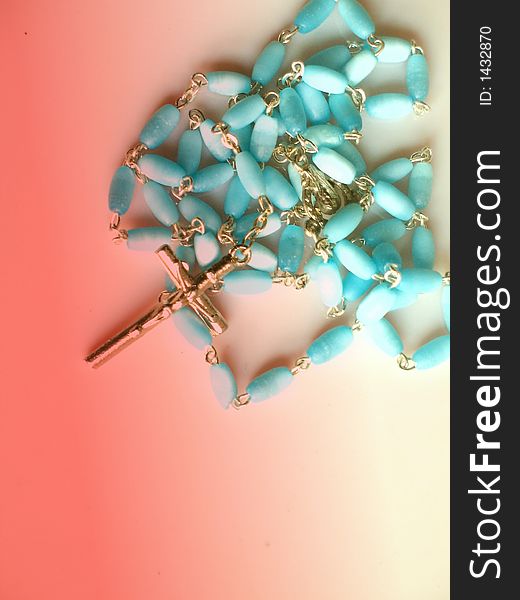 Blue Beads Rosary