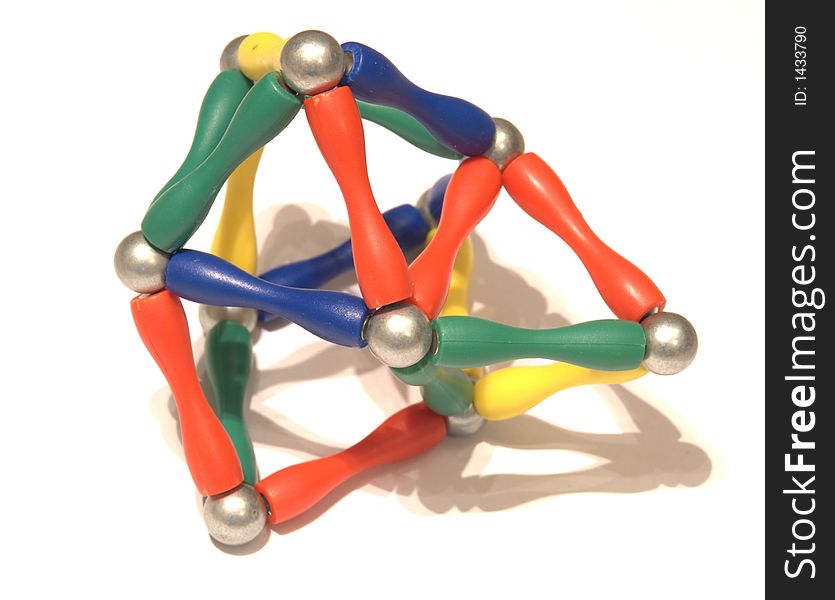 Color pyramid balls