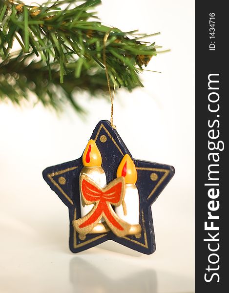 Christmas decoration, tree with detail