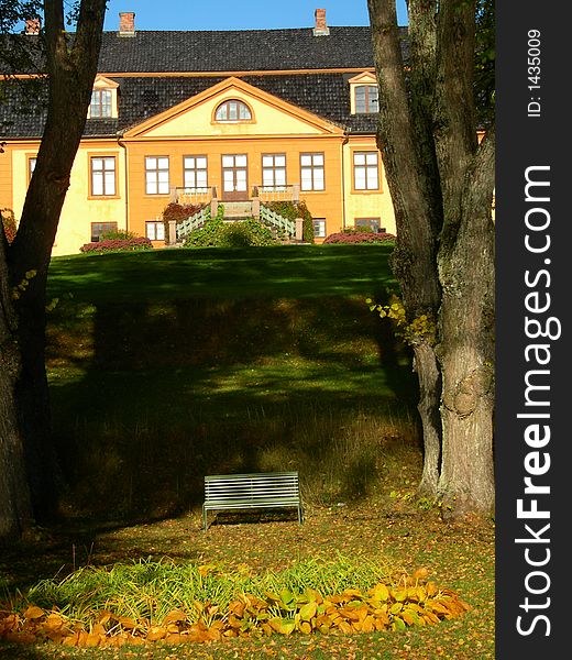 Bogstad manor in Oslo in Norway