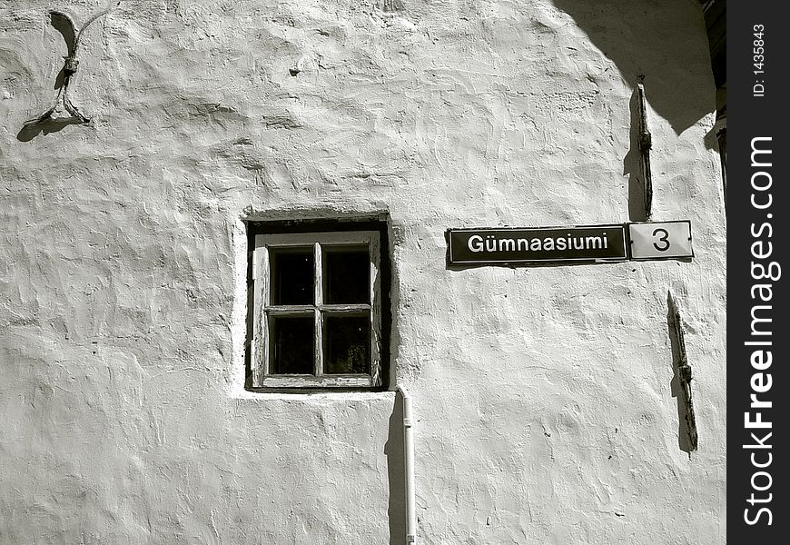 Old House in Tallinn (detail)