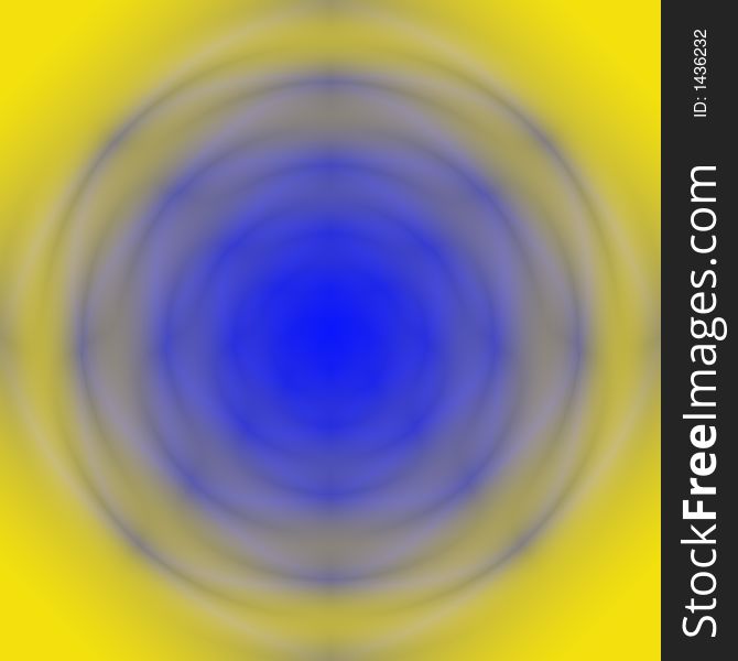 Yellow and blue shape abstract. Yellow and blue shape abstract