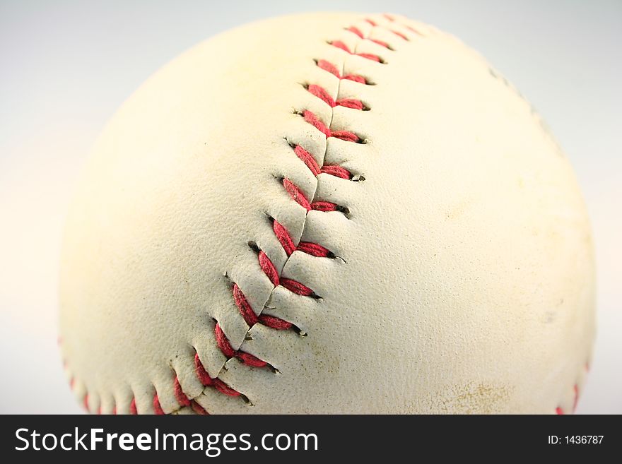 Baseball or Softball Close Up. Baseball or Softball Close Up