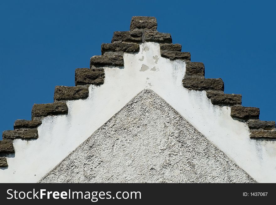 Detail on the roof of a village house, Tihany, Hungary. Detail on the roof of a village house, Tihany, Hungary.