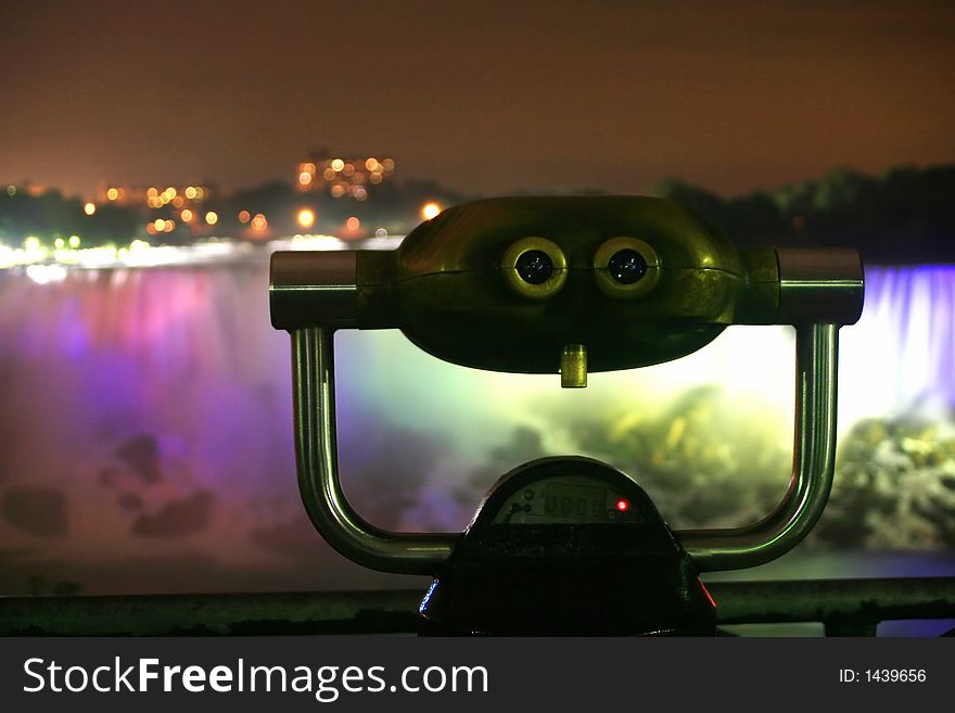 With the majestic American Falls as a nighttime backdrop this viewer is ready for it.