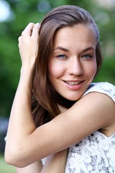 Happy Young Woman Smiling Stock Images Happy Young Woman Smiling Stock Images