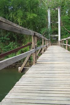 Old Wooden Bridge Royalty Free Stock Photos Old Wooden Bridge Royalty Free Stock Photos