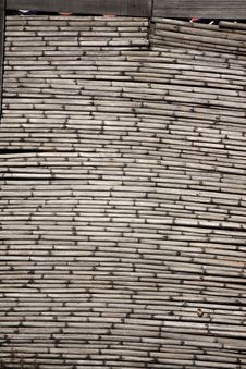 Bamboo Wall Royalty Free Stock Images Bamboo Wall Royalty Free Stock Images